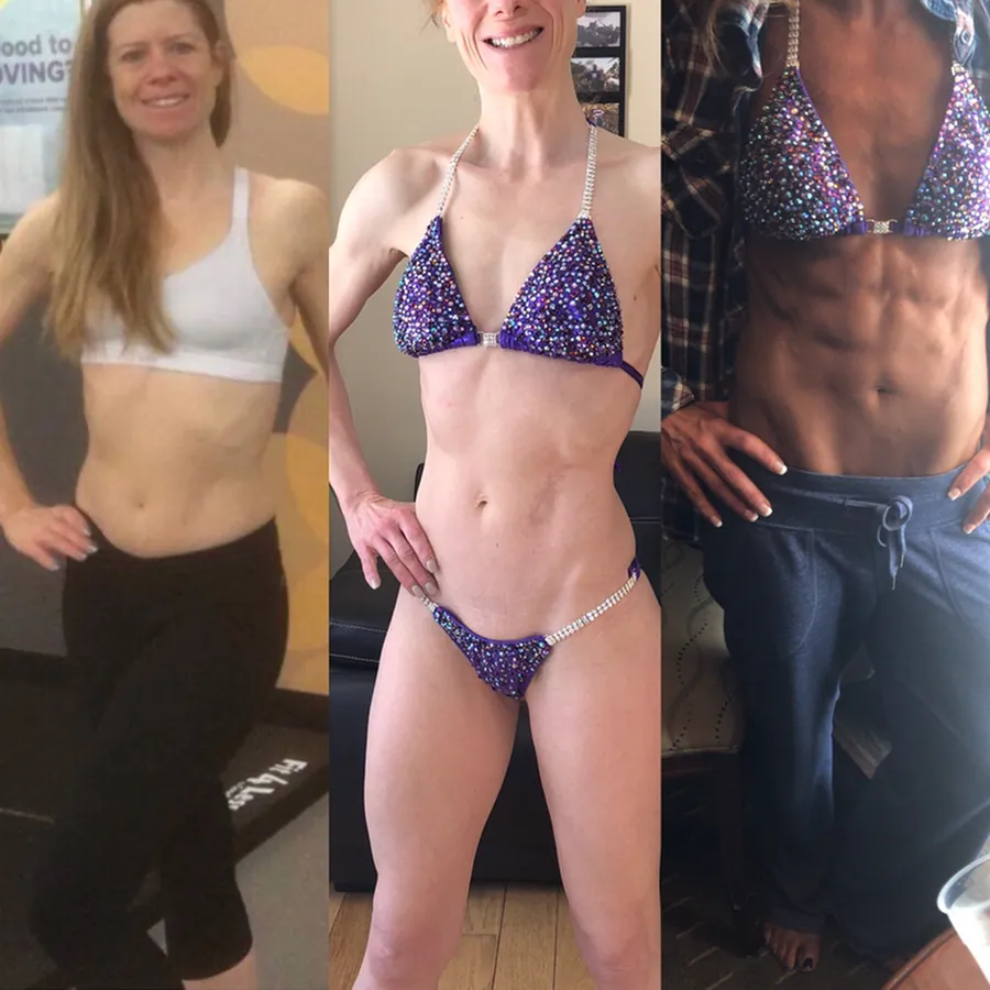 Adapted Physiques client result: Masters bikini, two 1st places