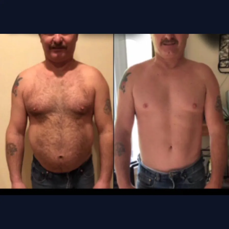 Adapted Physiques client result: Business owner, −12 lb